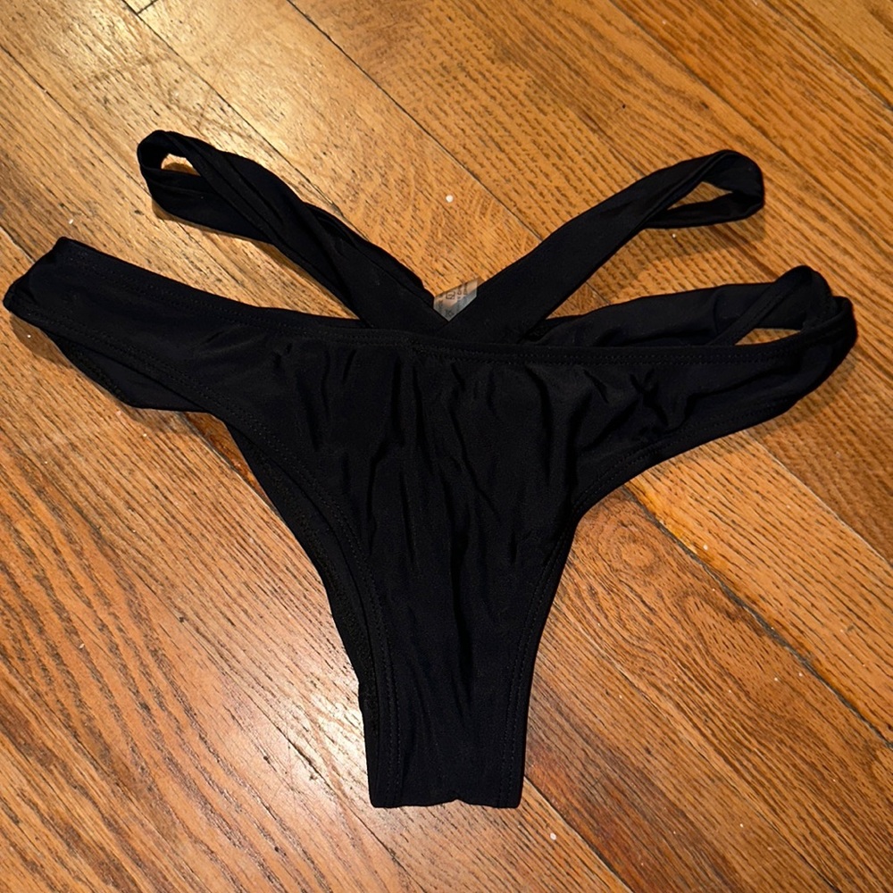 Black bikini bottoms
